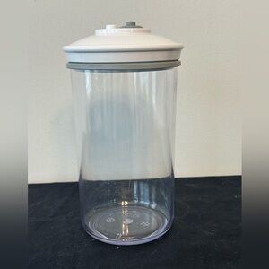 Vacuum Food Saver Canister 6.5” Tall x 4” Diameter